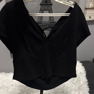 Elegant Black Women's Top